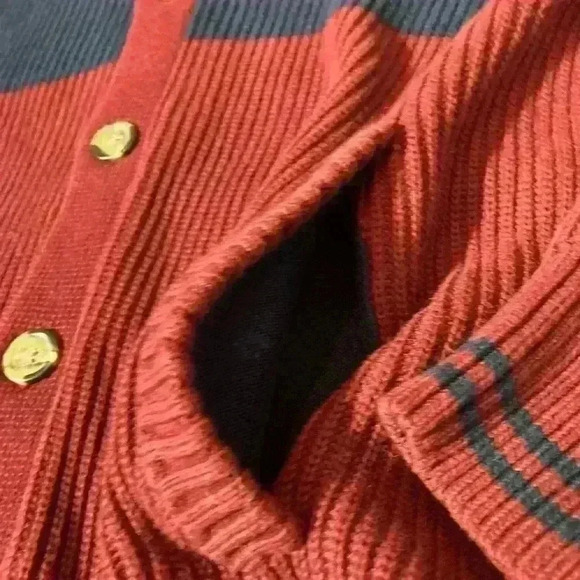 Tommy Hilfiger Men’s Cable Knit Cardigan Button Down Sweater Size Large - Picture 3 of 8